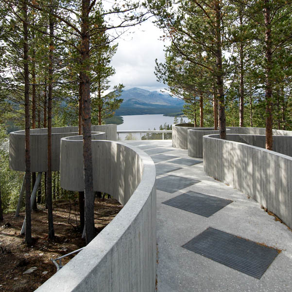 Die Sohlbergplassen Aussichtsplatform in Norwegen