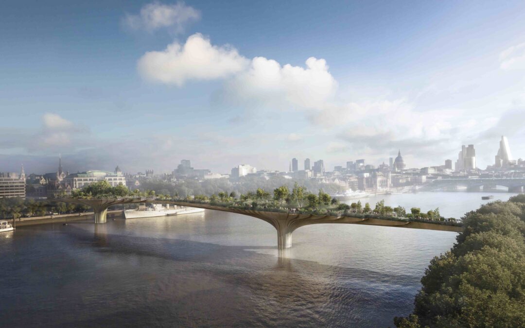 Die Garden Bridge in London